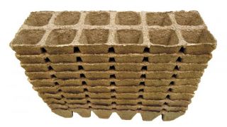 Kwadratowe doniczki torfowe 4 x 5 cm - 6000 sztuk