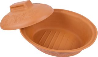 Kamionka - garnek rzymski - idealny do pieczenia - 7 l - brązowy