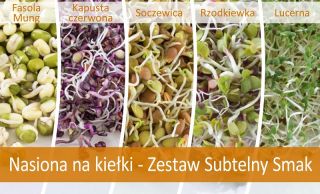 Nasiona na kiełki - Zestaw Subtelny Smak