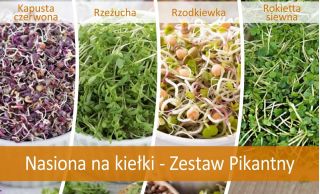 Nasiona na kiełki - Zestaw Pikantny