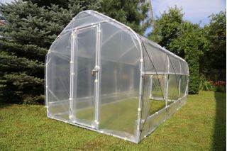 Ogrodowy tunel foliowy z systemem wietrzenia bocznego - 3,0 x 3,75 m