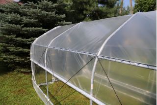 Ogrodowy tunel foliowy z systemem wietrzenia bocznego - 4,0 x 12,5 m
