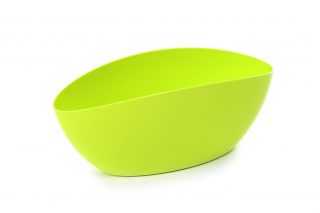 Osłonka na dwie rośliny Luna - 37 cm - limonka