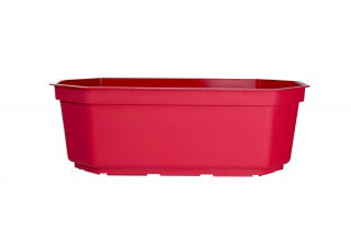 Kaktusiarka 24,5 cm - kolor wiśniowy