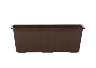 Doniczka zewnętrzna, ziołownik, skrzynka balkonowa Agro - Brąz - 70 cm