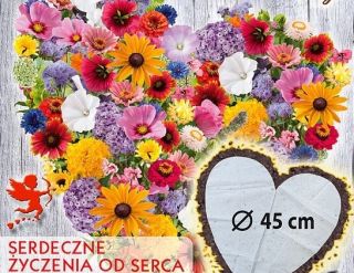 Dzikość Serca - mata w kształcie serca - mieszanka z dodatkiem heliotropu o zapachu czekolady