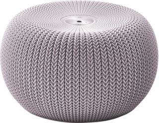 Pufa KNIT - idealna do ogrodu i na taras - fioletowa