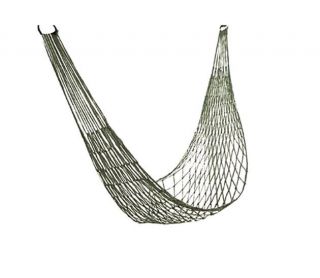 Hamak siatkowy - 270 x 80 cm - bez rozpórki - z poręcznym materiałowym pokrowcem