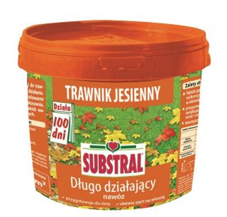 Nawóz długo działający do trawnika - jesienny - 100 dni - Substral - 5 kg