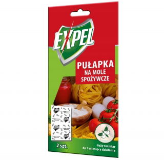 Pułapka na mole spożywcze - skuteczna aż do 3 miesięcy - 2 szt. - BROS