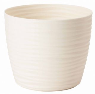 Osłonka okrągła Sahara petit - 17 cm - kremowa