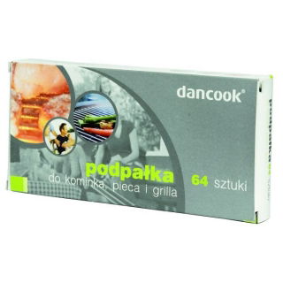 Podpałka do grilla, kominka i pieca - 64 kostki - Dancook