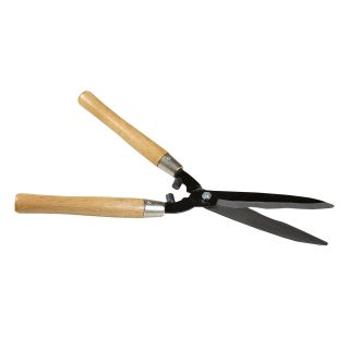 Nożyce do formowania żywopłotu z drewnianymi rączkami - Robi - 20 cm