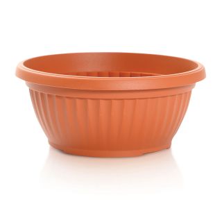 Niska doniczka zewnętrzna Terra - średnica 20 cm - terakota