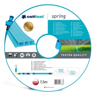 Zraszający wąż ogrodowy SPRING - 7,5m - Cellfast