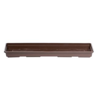 Podstawka do doniczki zewnętrznej Agro - kolor brązowy - 65 cm