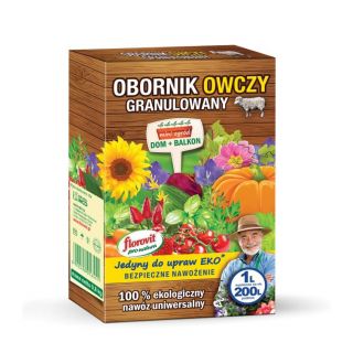Ekologiczny obornik owczy - granulowany - Florovit - 1 litr