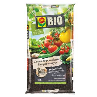BIO Podłoże do pomidorów i innych warzyw - Compo - 15 litrów