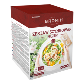 Zestaw do przyrządzania mięs - szynkowar 3 kg, termometr, zioła i worki