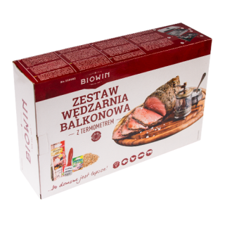 Zestaw wędliniarza - wędzarnia z termometrem