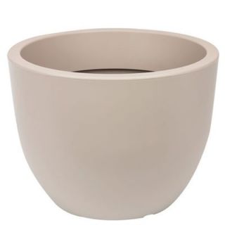Doniczka okrągła Muna - 30 cm - szarobeżowa