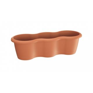 Skrzynka balkonowa/Doniczka zewnętrzna Respana Triple - 52 cm - terakota
