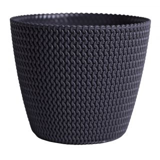Doniczka okrągła Splofy - 39 cm - antracyt