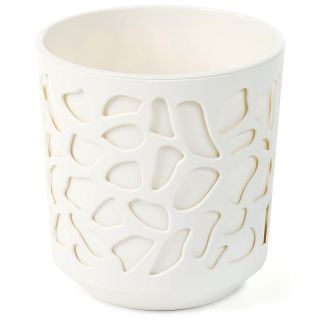 Osłonka dwukolorowa Duet - 14 cm - kremowy / kremowy