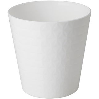 Osłonka okrągła Diament petit - 25 cm - biały