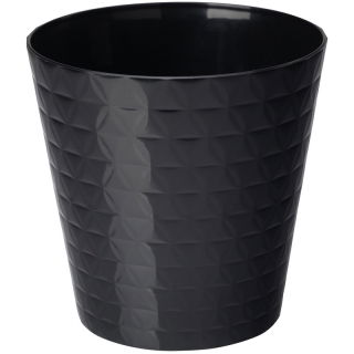 Osłonka okrągła Diament petit - 25 cm - czarny