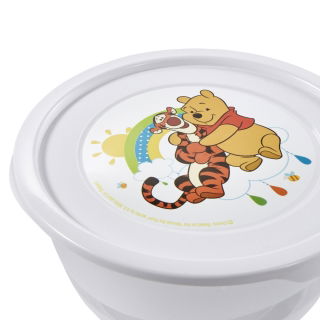 Zestaw 5 pojemników okrągłych - Iza "Winnie" - 0,5 litra - transparentny