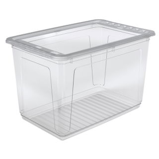 Pojemnik z pokrywą - Bea - 52 litry - transparentny