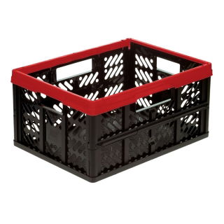 Kosz składany - Klappbox - 32 litry - czerwony