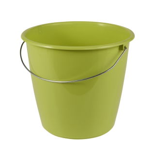 Wiadro z uchwytem metalowym - 5 litrów - kwiat paproci