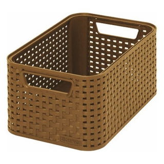 Koszyk Rattan Style - 6 litrów - brązowy
