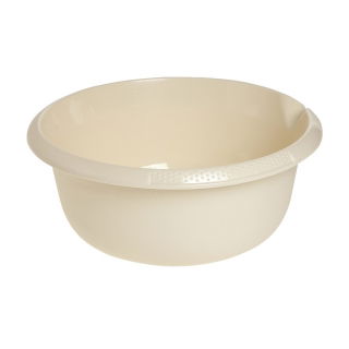 Miska okrągła z wylewką - śr. 32 cm - kremowy