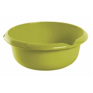 Miska okrągła z wylewką - śr. 28 cm - kwiat paproci