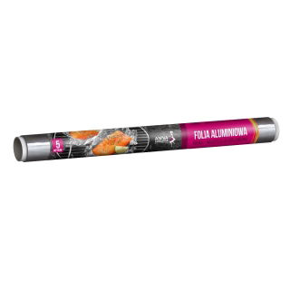 Folia aluminiowa do grillowania - GRUBA - 5 m x 0,44 m