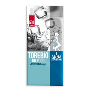 Torebki do lodu - samozamykające - 500 kulek