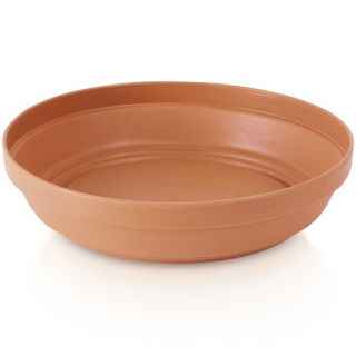 Doniczka prosta Glinka + podstawka - 30 cm - terakota