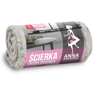 Ścierka podłogowa - szara - 60 x 60 cm