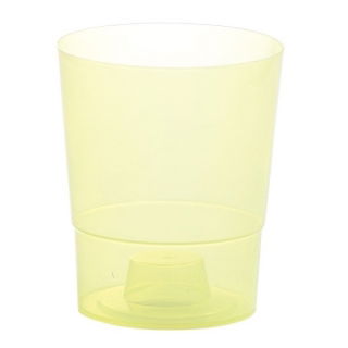 Coubi Dsto - doniczka do storczyków - 12,5 cm średnicy - żółta
