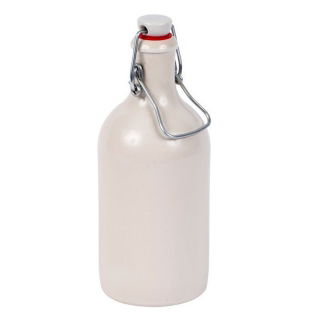 Butelka z kamionki z zamknięciem hermetycznym - 0,5 l - idealna do domowych alkoholi