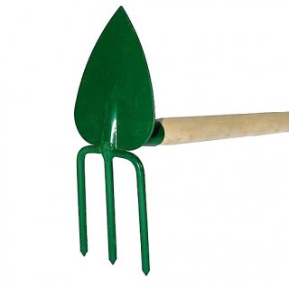 Motyczka sercówka-trójząb 2 w 1 z trzonkiem - Kard