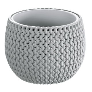 Doniczka okrągła + wkład Splofy Bowl - 18 cm - mocca