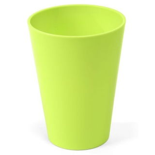 Lilia - osłonka okrągła wysoka - limonka - 12,5 cm