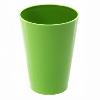 Lilia - osłonka okrągła wysoka - jasnozielona - 12,5 cm