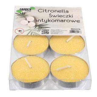 Świeczki na komary Citronella - komplet 6 sztuk