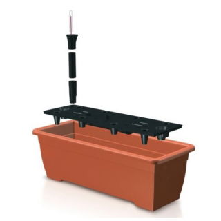 Skrzynka balkonowa z systemem nawadniającym - Balcony Can - 50 cm - teracota