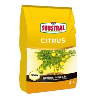 Podłoże do cytrusów - smaczne cytryny, mandarynki i pomarańcze - Substral - 3 l
